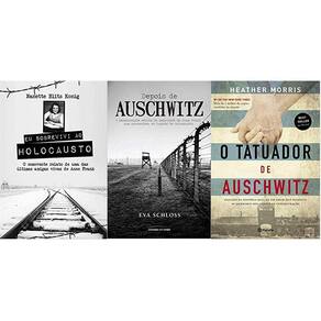 Kit 3 Livros Eu Sobrevivi Ao Holocausto + Depois Auschwitz +