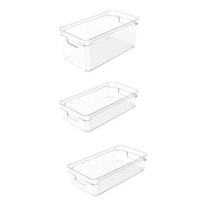 Organizar Clear E Mantimentos Organizadores Acrílico Kit C/3