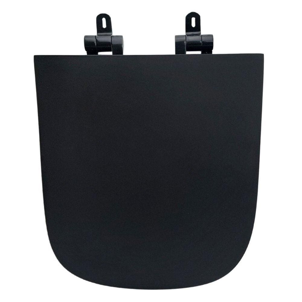 Assento Sanitário Poliéster para Louça Piano deca Slow Close Black Noir Ébano Fosco