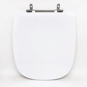 Assento Sanitário Poliéster para Louça Flex deca Aço Branco