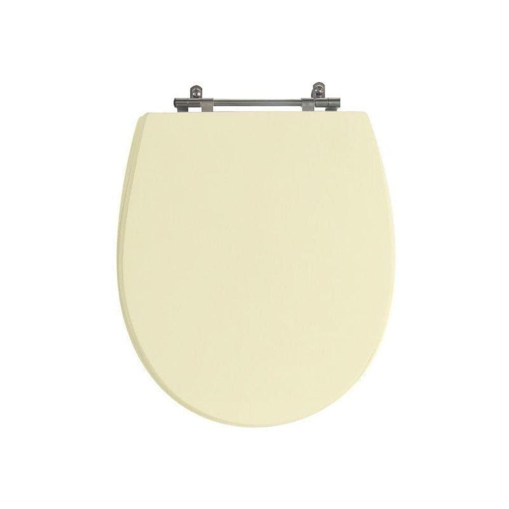 Assento Sanitário Poliéster para Louça Windsor deca Aço Creme