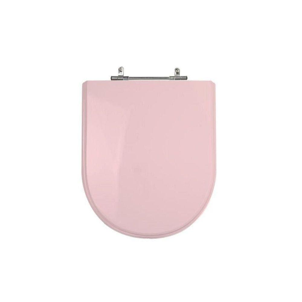 Assento Sanitário Poliéster para Louça Link/carrara/belle Époque deca Aço Rose