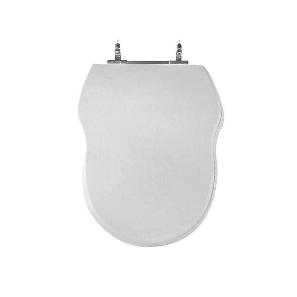 Assento Sanitário Poliéster para Louça Hampton incepa Aço Cinza Platina