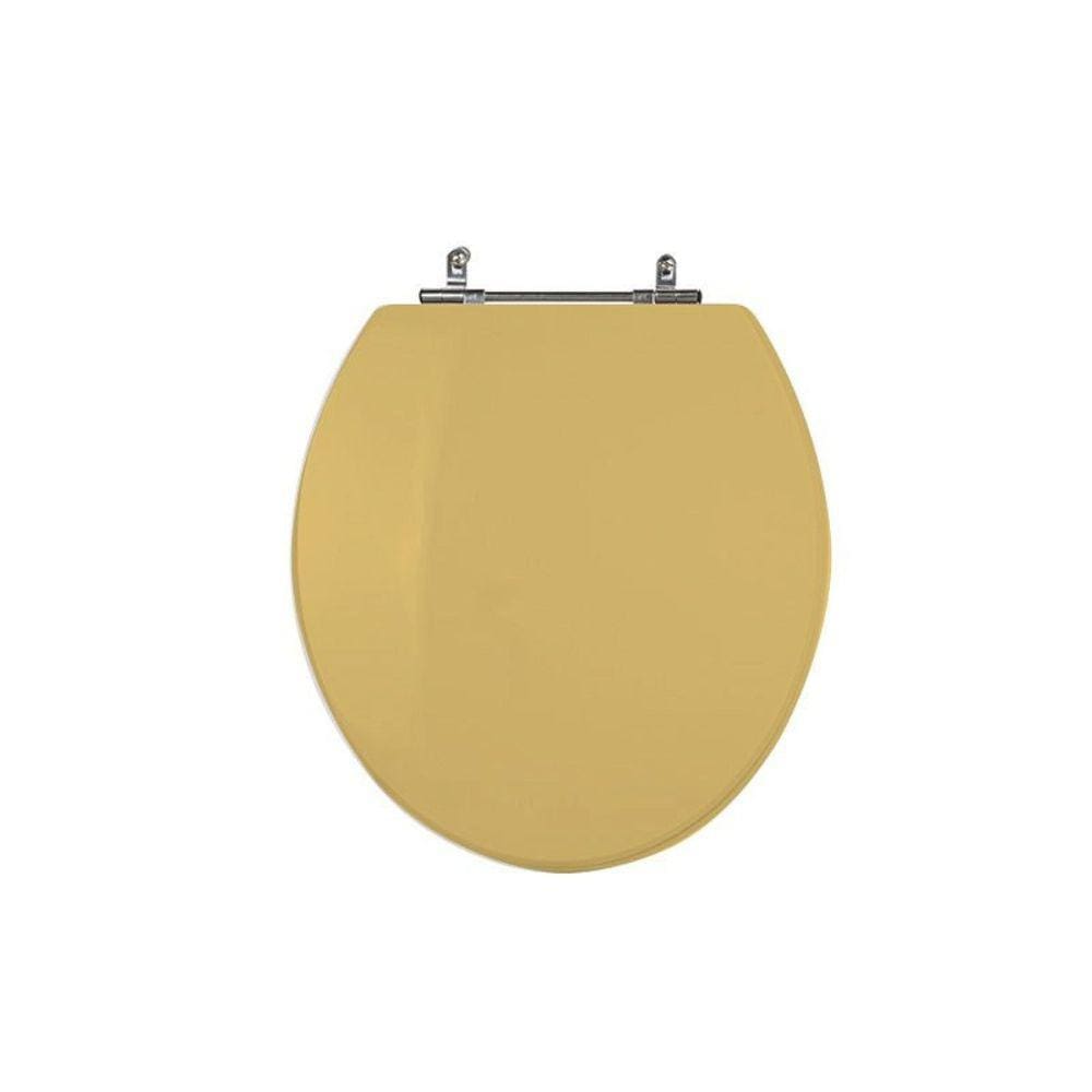 Assento Sanitário Poliéster para Louça Azálea/standard/carina/flamingo/fiore/sabará Aço Amendoa