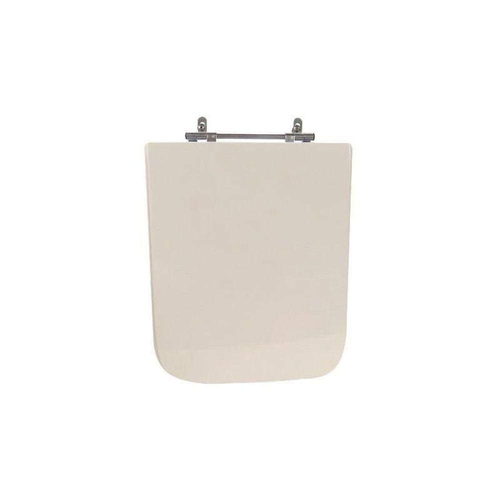 Assento Sanitário Poliéster para Louça Square incepa Aço Pêssego/ Shell Pêssego / Rosa Shell