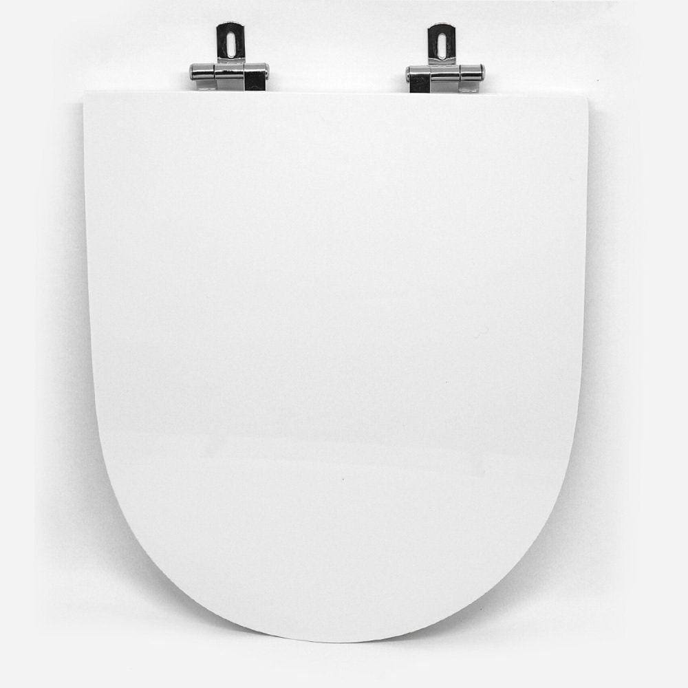 Assento Sanitário Poliéster para Louça Link/carrara/belle Époque deca Super Luxo Cromado Branco
