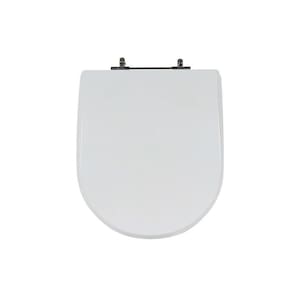 Assento Sanitário Poliéster para Louça Meridian roca Aço Branco