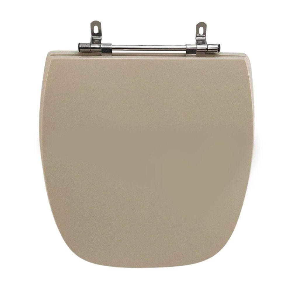 Assento Sanitário Poliéster para Louça Stylus celite Aço Pergamon