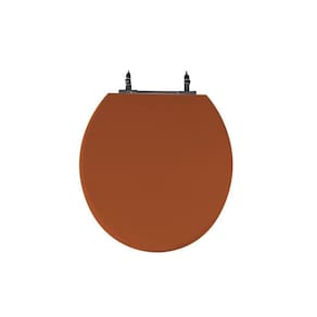 Assento Sanitário Poliéster para Louça Colonial hervy Aço Ocre