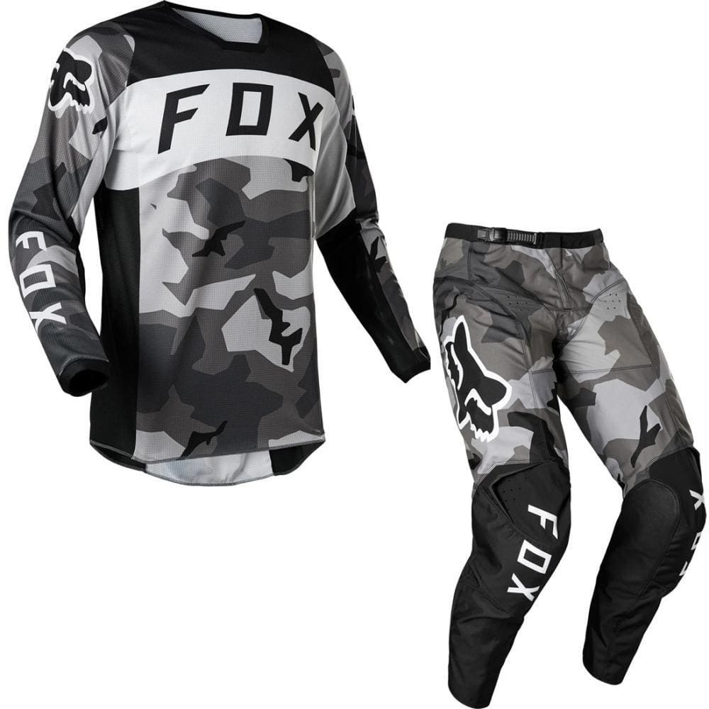 Kit Calça + Camisa Fox 180 BNKR Camo Preto