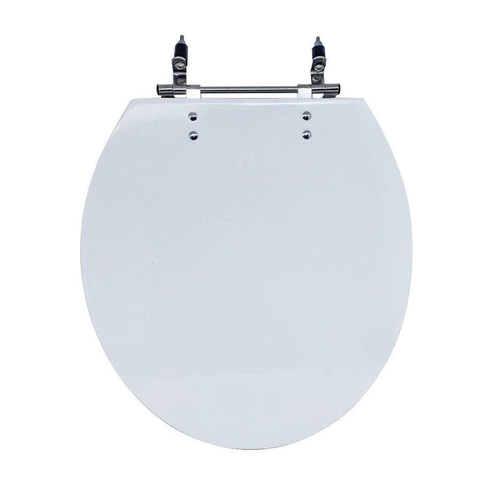 Assento Sanitário Poliéster para Louça Azálea/standard/carina/flamingo/fiore/sabará Aço reb. Aparen Branco