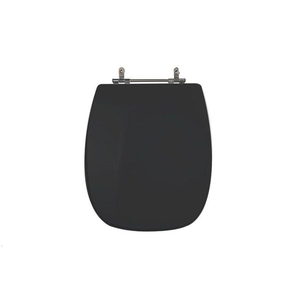 Assento Sanitário Poliéster para Louça Stylus celite Aço Preto