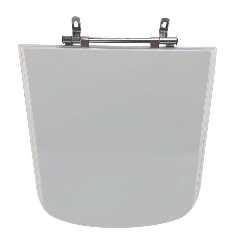 Assento Sanitário Poliéster para Louça Bali incepa Aço Branco