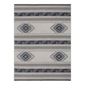 Tapete Funcional Asteca 51 Cinza 1,50 X 2,00 M 150X200 Cm
