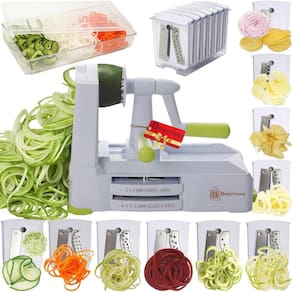 Brieftons Espiralizador De Vegetais De Mesa Com 10 Lâminas