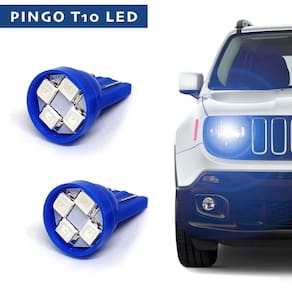 Par Lâmpadas T10 Pingo Led Azul Lanterna Farolete Meia Luz Hyundai HB20 2017 2018 2019 2020