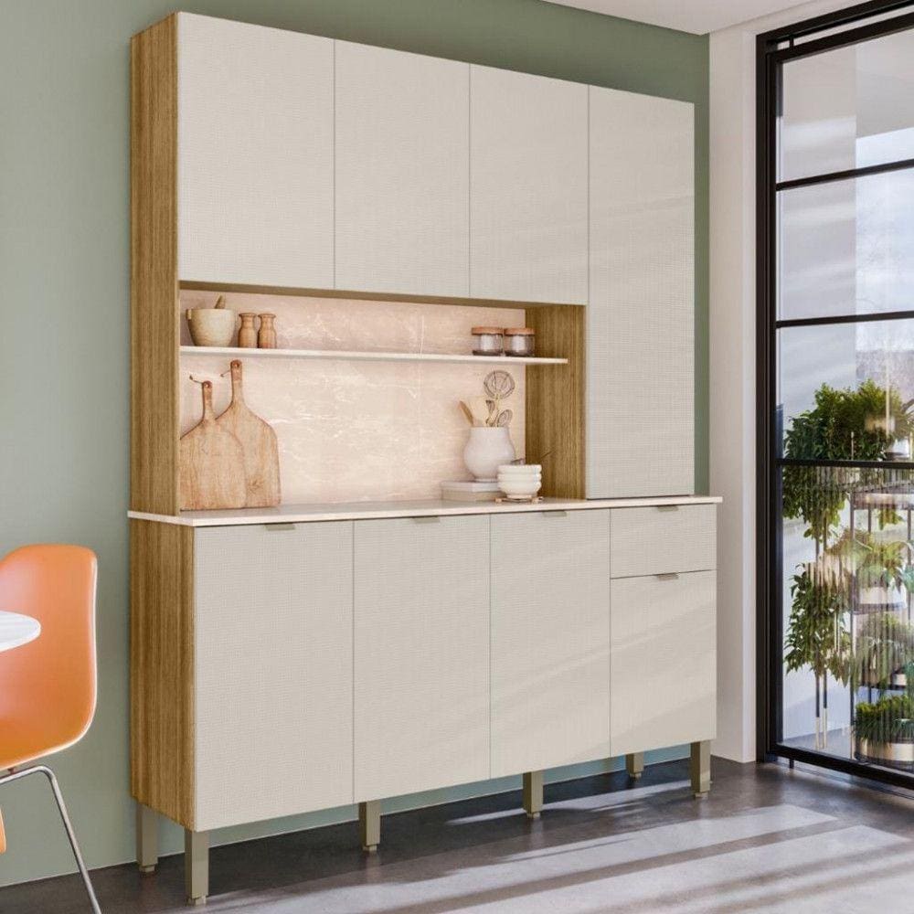 Cozinha Compacta 8 Portas 1 Gaveta Slow Kits | Ponto