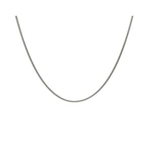 Colar Corrente Prata 925 Elo Snake 54cm Unissex Fino