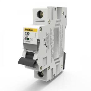 Disjuntor Monopolar Curva C 50A Din - Enerbras