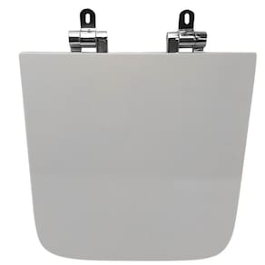 Assento Sanitário Poliéster para Louça Living deca Slow Close Cromado Branco