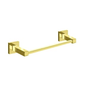 Porta Toalha Rosto Para Banheiro Latão Quadrado Dourado