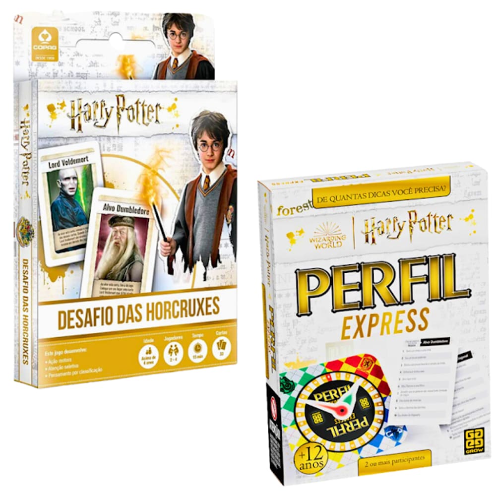 Kit Jogos Harry Potter Perfil Express Desafio Das Horcruxes