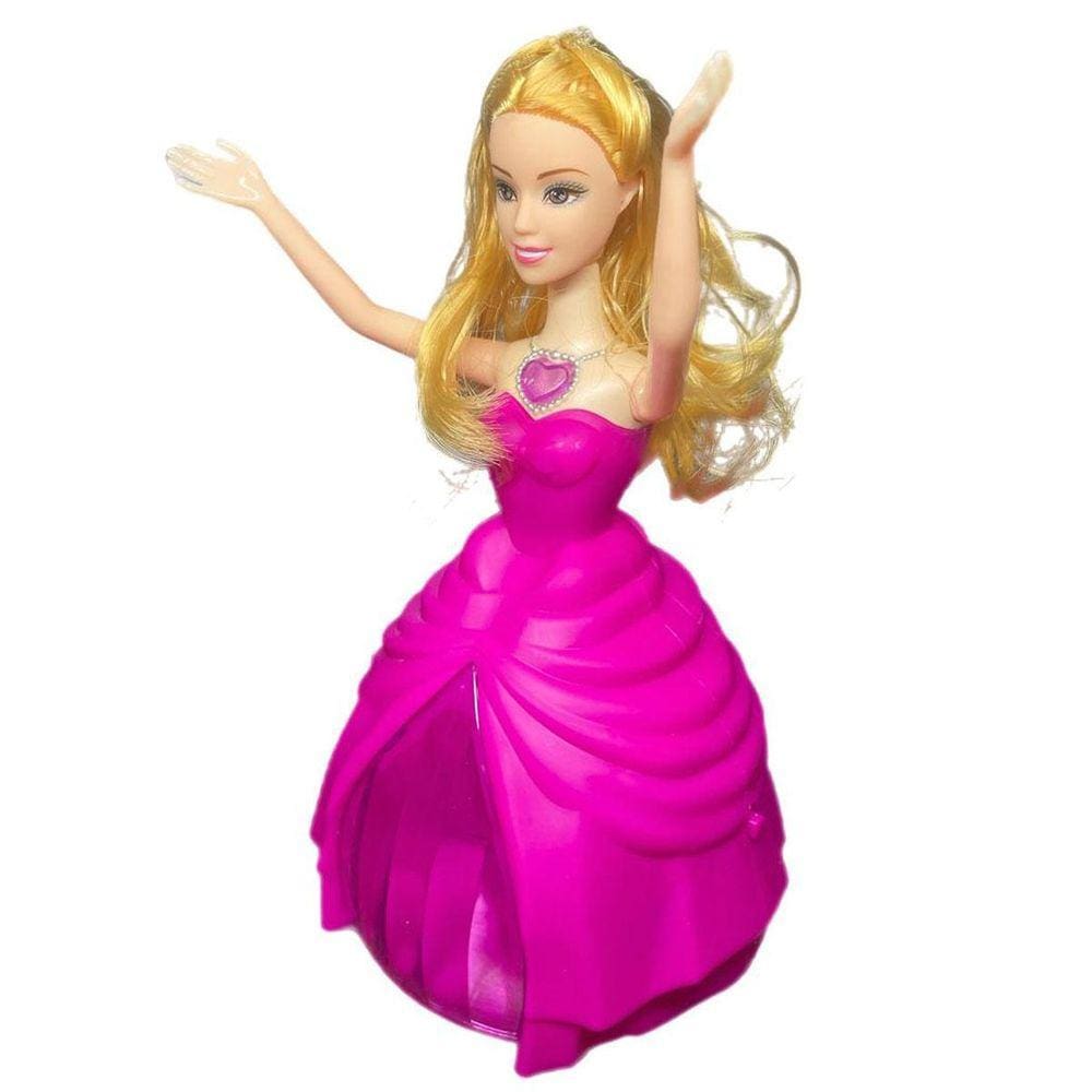 Boneca Angel Dançarina Com Luz E Som Vestido