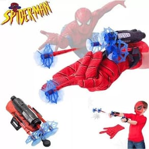 Brinquedo Lançador De Teia Homem Aranha Infantil Dardos
