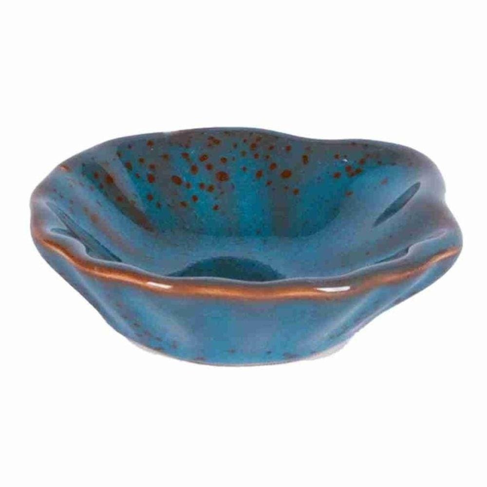 Bowl Mini Concha Azul Acqua Marine 9x9,5x9,5cm Arte Tempo