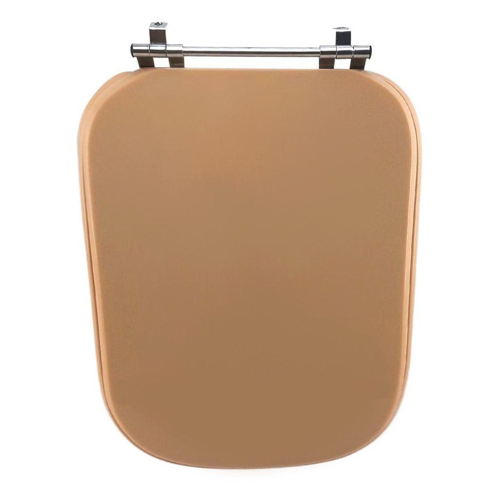 Assento Sanitário Poliéster para Louça Tivoli ideal Standard Aço Visone Visone