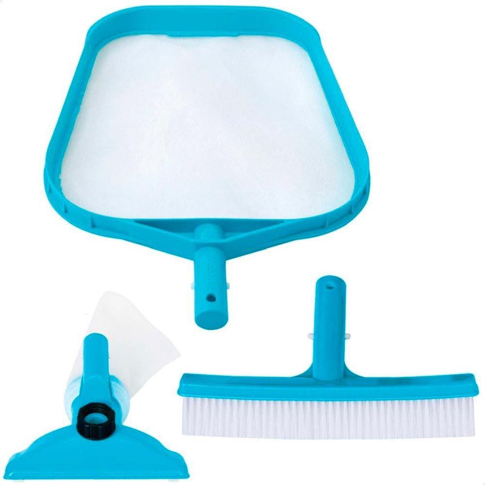 Kit Acessório para Limpeza Aspiração Manutenção Piscina Intex