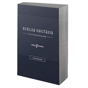 Bíblia Nvi com Espaço para Anotações - Couro Soft Azul - Leitura Fácil