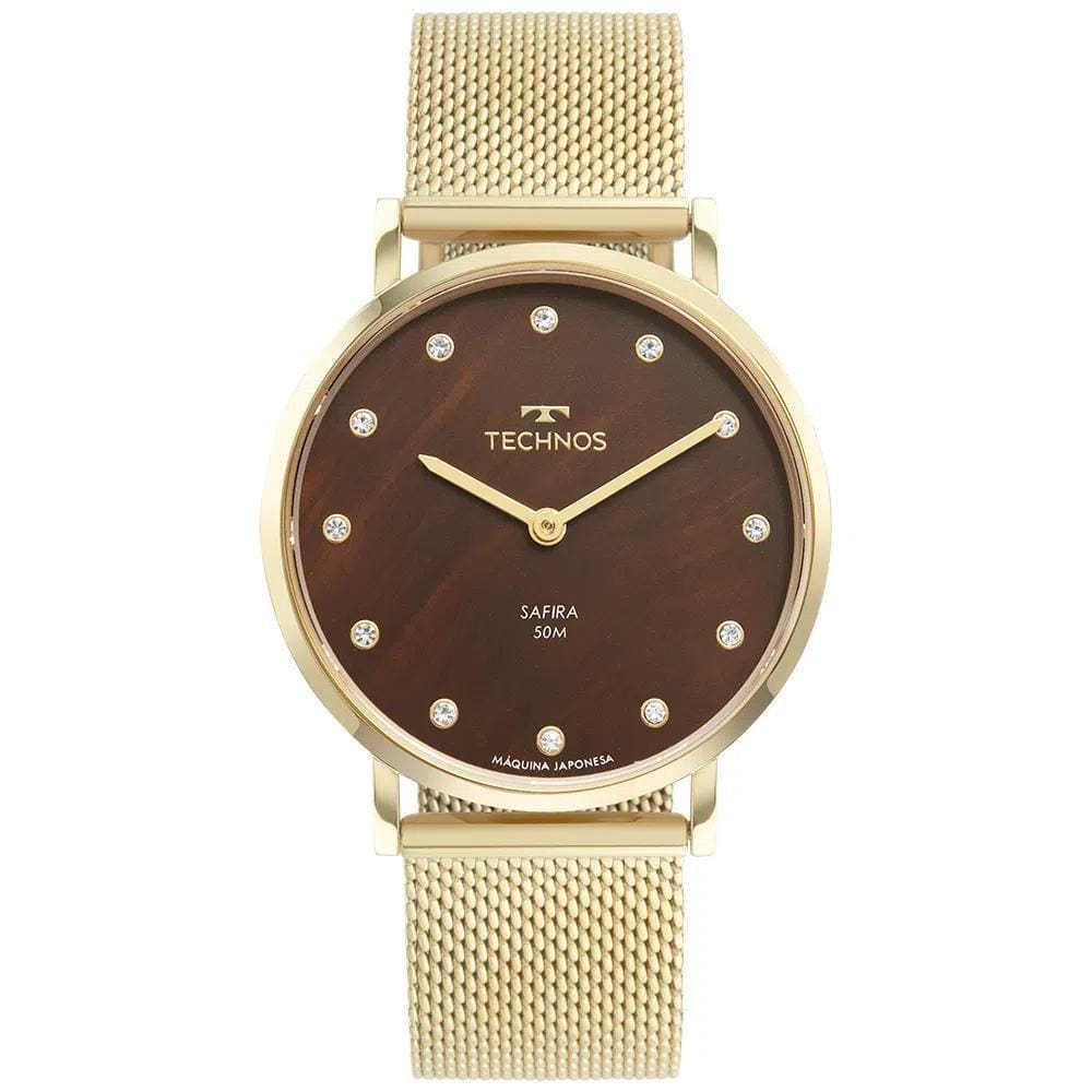 Relógio Technos Analógico Dourado Feminino 2025Ltu1M