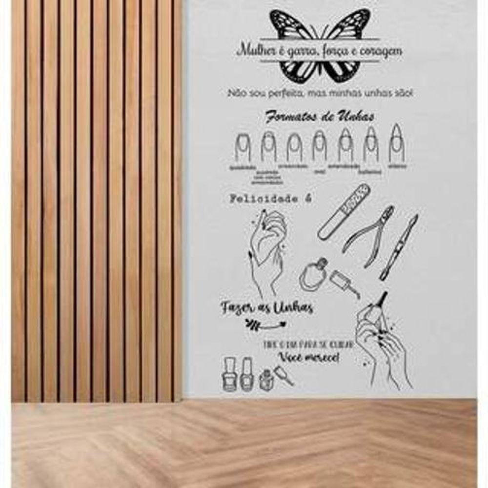Adesivo De Parede Frases Formato Das Unhas