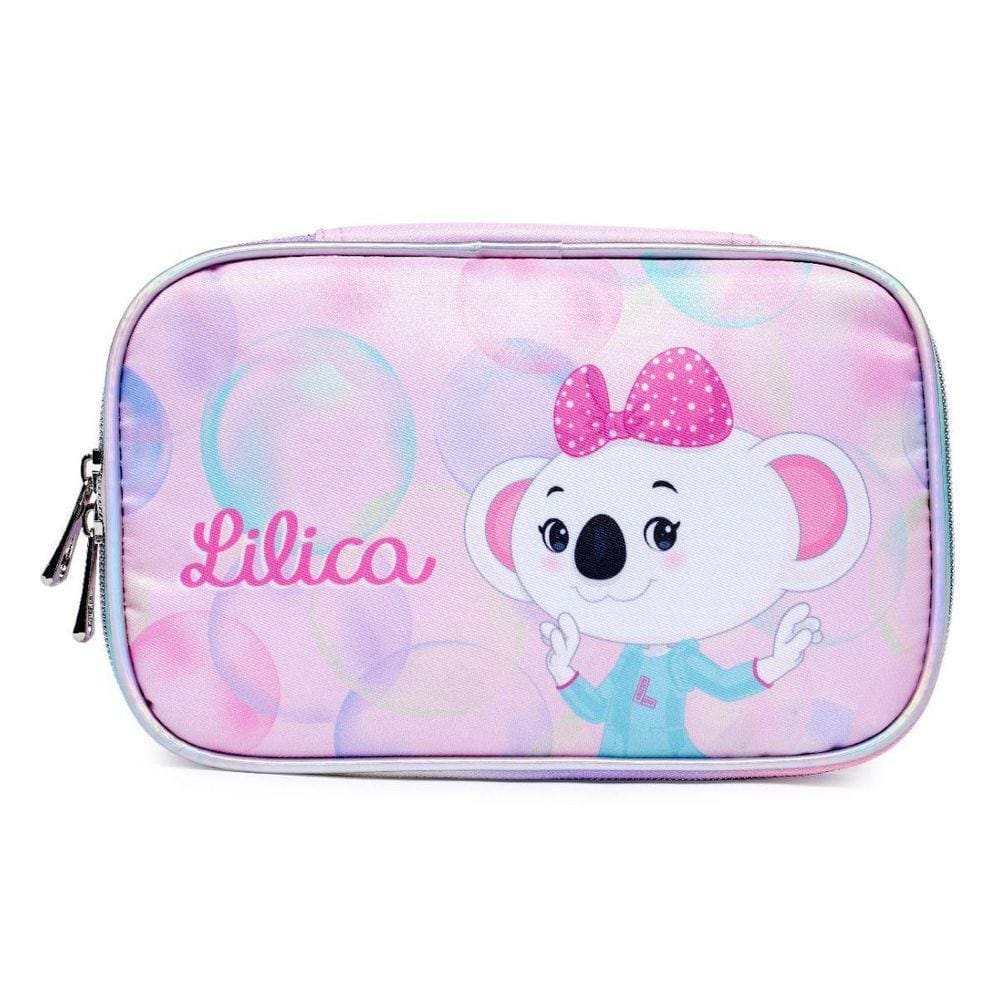 Estojo Box Escolar Infantil Lilica Ripilica Bubble