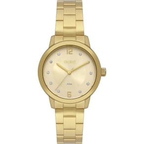 Relógio Orient Feminino Ref: Fgss0226 C2Kx Casual Dourado