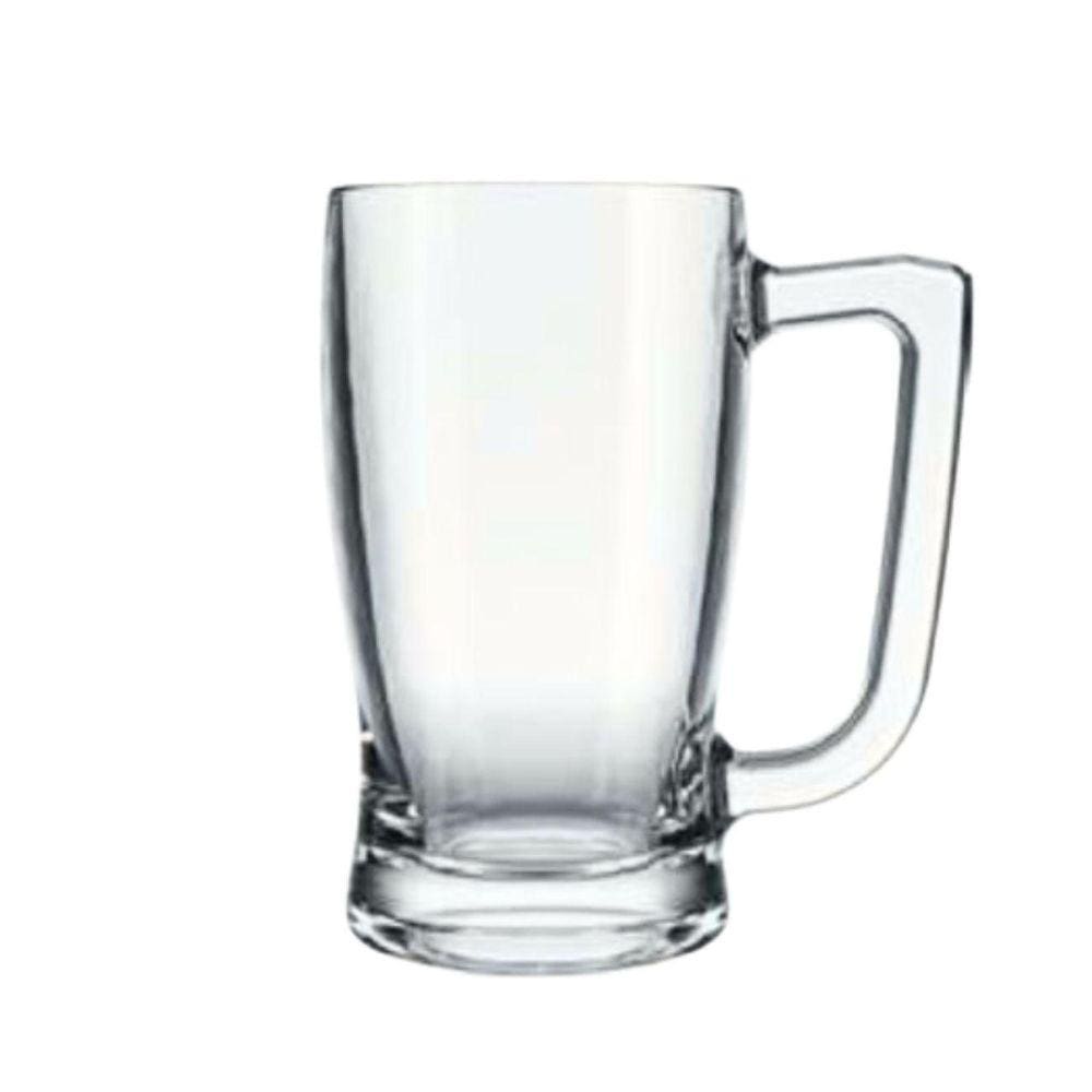 Jogo Canecas Chopp Cerveja Média De Vidro Taberna 340Ml 12
