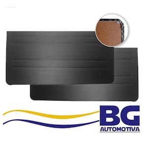 Forro De Porta Dianteira Escort Todos Vinil Preto