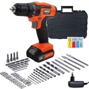 Parafusadeira Furadeira Bateria 12V Maleta Kit Com 110 Peças