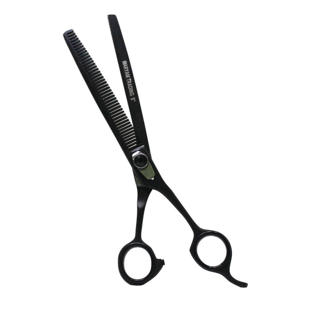 Tesoura Semi Dentada 8 Preta Maryam Trading Pet Tosa