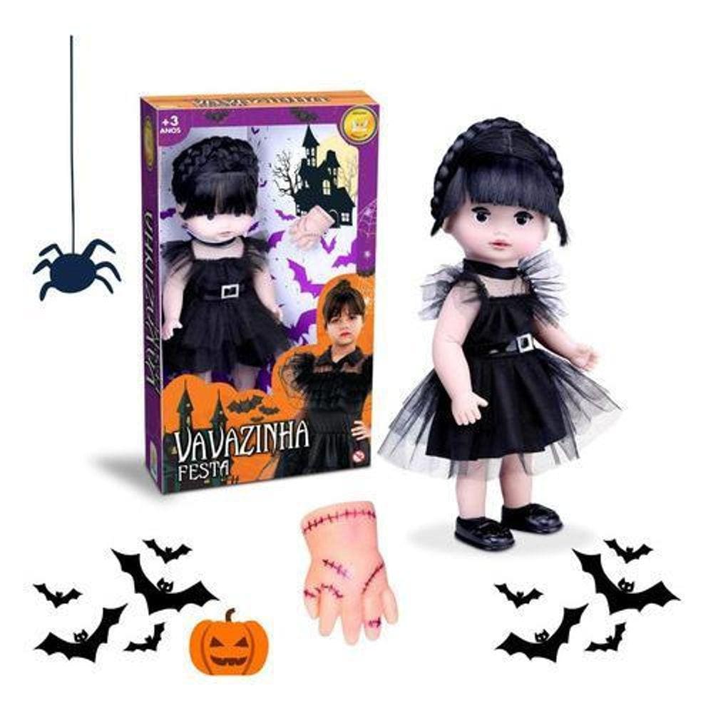 Boneca Vavazinha Vestido Festa Acessorios Maozinha Fantasma
