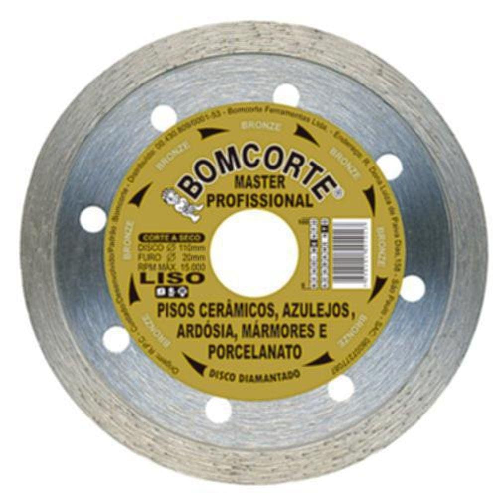 Disco Diamantado Master Bronze Liso 110Mm