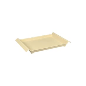 Bandeja Cozy Grande Cor Creme Arroz Dimensões 34 x 19 x 3,8 cm Coza