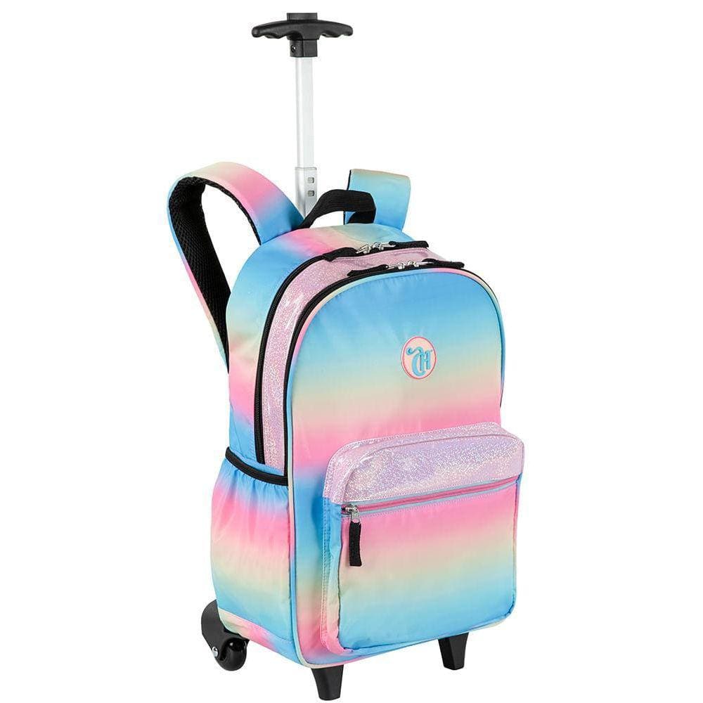 Mochila Carrinho Capricho Sunday Degrade Colorido Grande