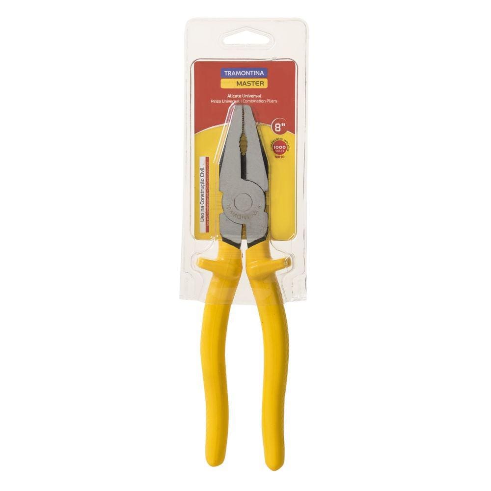 Alicate Universal 8" Isolado 1000V Amarelo Tramontina MASTER