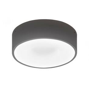 Plafon Taschibra Sushi Redondo Com 4 Lâmpadas 4000k Bivolt Preto