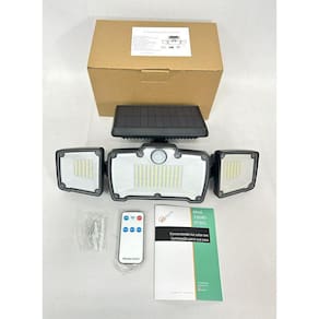 Luminária Solar com Controle Remoto 218 Leds - 400 Lumens