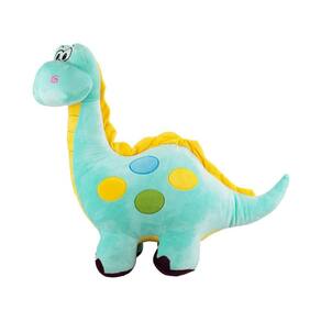 Dinossauro Pescoçudo Verde Turquesa 52Cm - Pelúcia