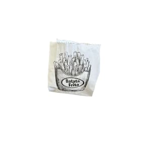 Saquinho Papel Branco Batata Frita Pequeno 8X10Cm- 500Un