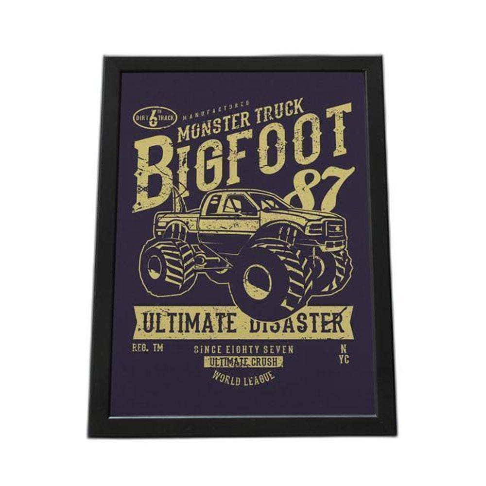 Quadro Com Moldura Bigfoot 87